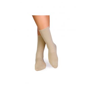 Sosete bumbac pentru diabetici - bej
