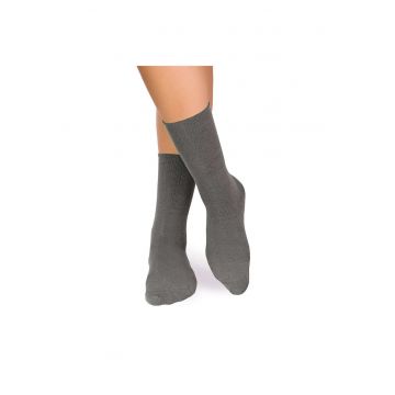 Sosete bumbac pentru diabetici - gri deschis