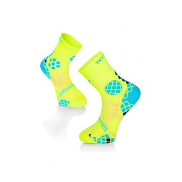 Sosete compresive pentru alergat Yellow