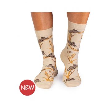 Sosete dama -  bumbac organic - ecru - 37-40