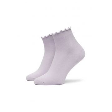 Sosete dama  set 2 par - fiolet - roz - universale