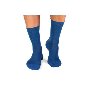 Sosete din lana merino Fine Albastru -