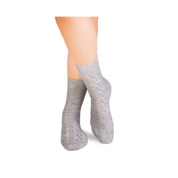 Sosete groase din Lana - Braid Gri