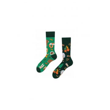 Sosete lungi barbatesti -  Imprimeu cu animale de padure