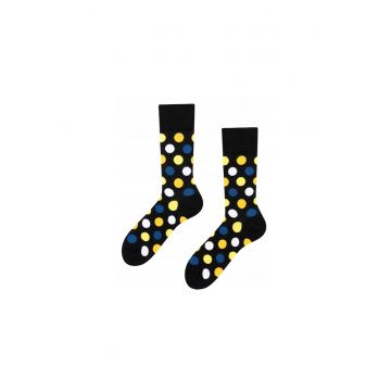 Sosete lungi barbatesti -  Imprimeu cu buline - Multicolor