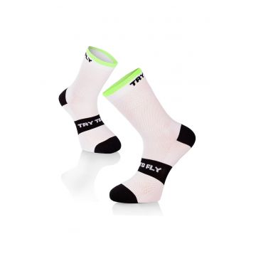 Sosete pentru ciclism CYCLING SOCKS Meryl® Skinlife White-Black
