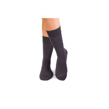 Sosete pentru diabetici cu compresie scazuta - Negru antracit