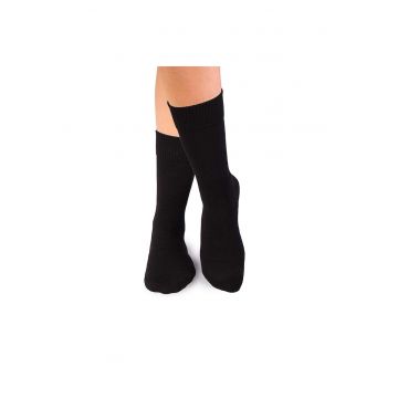 Sosete pentru diabetici cu compresie scazuta - Negru