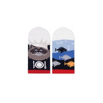 Sosete scurte bumbac Cat Chef 395