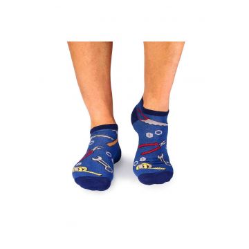 Sosete scurte bumbac Fine Cotton Dorel Instalatorul Albastru