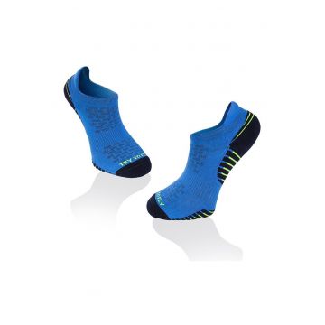 Sosete scurte - pentru alergat din bumbac organic RUNNING SNEAKER SOCKS Blue - Dark blue