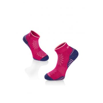 Sosete scurte pentru alergat din bumbac organic runningankle socks - multicolor