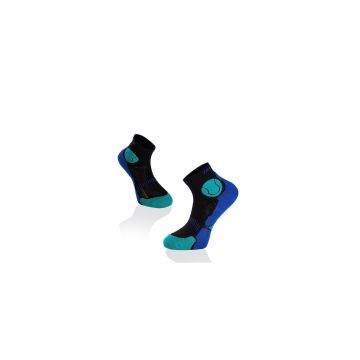 Sosete scurte pentru tenis Fusion Turquoise Black Blue