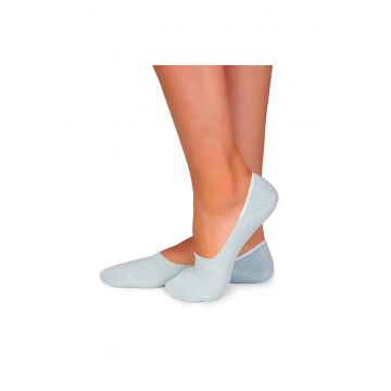Sosete tip talpici din in si bumbac Albastru deschis
