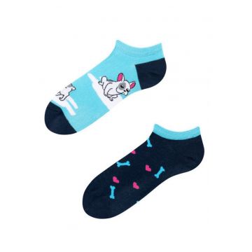 Sosete unisex scurte bumbac Lovely Dog 43-46 EU - Multicolor