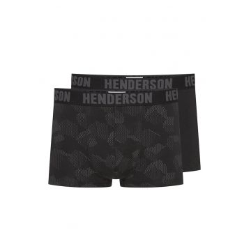 Boxeri Soul  set de 2 perechi negru - gri