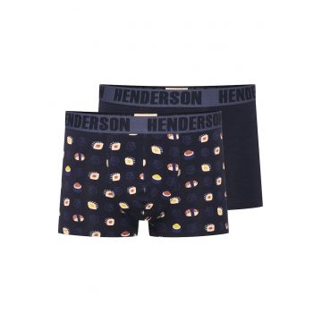 Boxeri Sushi  set de 2 perechi albastru inchis