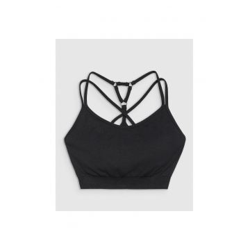 Bustiera Sportiva Femei -  Negru - Multi Active - Confort - Suport Usor