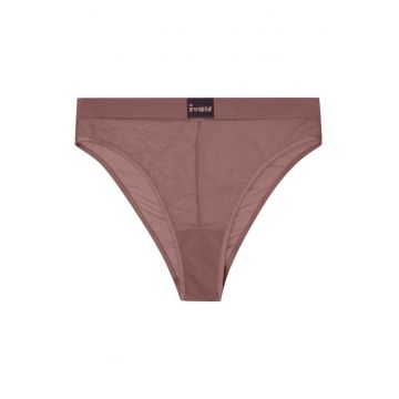 Chiloti cu talie inalta  Bumbac - Bej