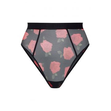 Chiloti cu talie inalta Romantica Robert Kupisz X  negru