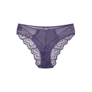 Chiloti cu talie ridicata Bari  Albastru