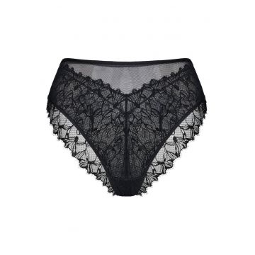 Chiloti dama cu talie inalta Negru Cmon