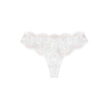 Chiloti tanga Kavi  Alb crem