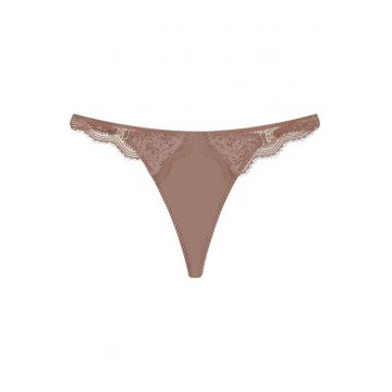 Chiloti tanga Maro deschis Brillant