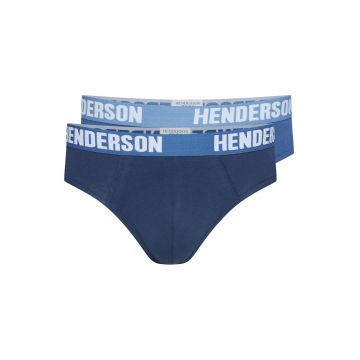 Set 2 perechi chiloti barbati Jarl -  Bumbac/Elastan - Albastru