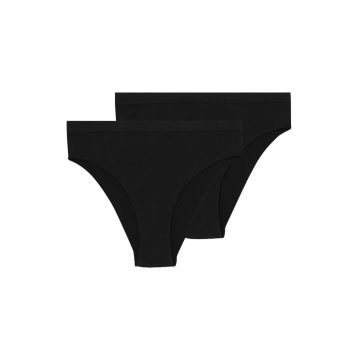 Set 2 perechi de chiloti Arleen -  Textil - pentru femei - Negru