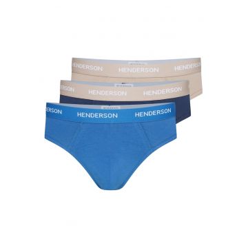 Set 3 perechi chiloti barbati Kava -  Bumbac/Elastan - Multicolor