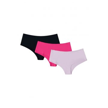 Set 3 perechi chiloti dama -  Bumbac - Multicolor