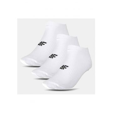 Set 3 perechi sosete dama  bumbac alb -