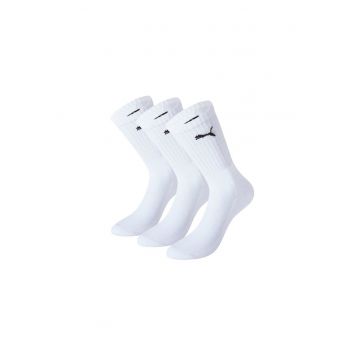 Set 3 Perechi Sosete  Regular Crew 880355-02 - Alb