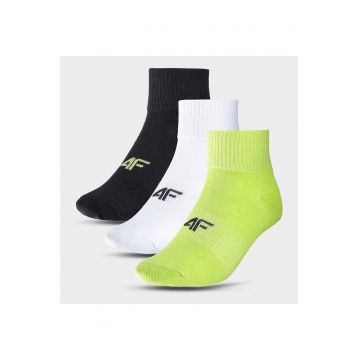 Set 3 perechi sosete Sport Unisex  Junior - Multicolor - Marimi 38-40 - Bumbac si Poliamida - Confortabile si Elastice