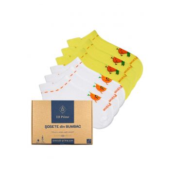 Set 6 perechi - Sosete scurte Dama -  Cutiuta 