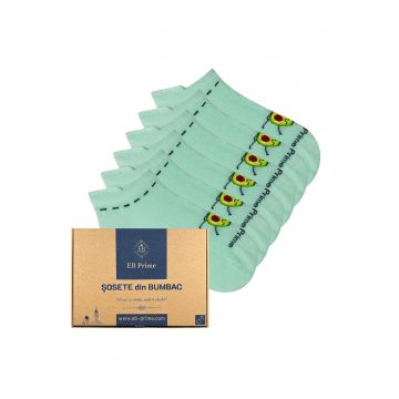 Set 6 perechi - Sosete scurte Dama -  Cutiuta 