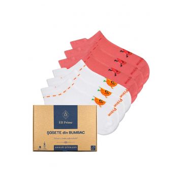 Set 6 perechi - Sosete scurte Dama -  Cutiuta 