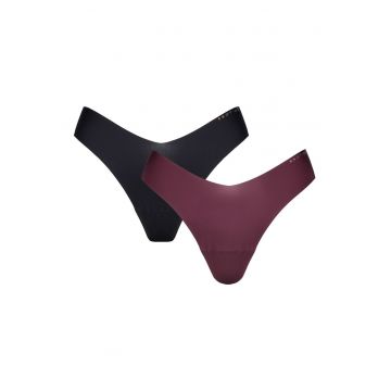 Set chiloti tanga 2 perechi  negru