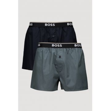 Set de boxeri cu banda logo in talie - 2 perechi