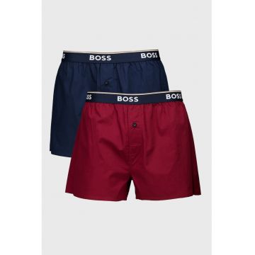 Set de boxeri cu banda logo in talie - 2 perechi