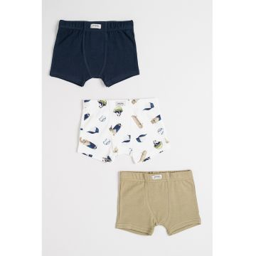 Set de boxeri din amestec de bumbac - 3 perechi