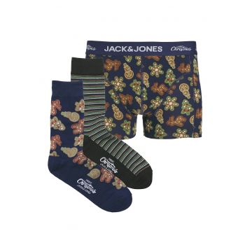 Set de boxeri si sosete lungi - 3 piese