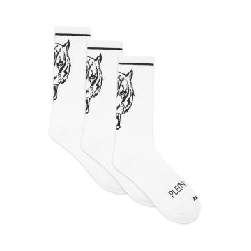 Set de sosete cu model logo - 3 perechi