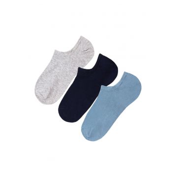 Set de sosete foarte scurte uni - 3 perechi