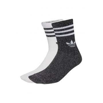 Set de sosete lungi cu detaliu logo - 2 perechi