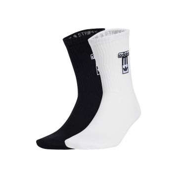 Set de sosete lungi cu model unisex Adibreak - 2 Perechi