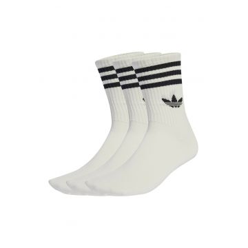 Set de sosete lungi unisex cu detaliu logo - 3 perechi