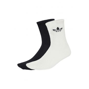 Set de sosete lungi unisex cu model pufos - 2 perechi