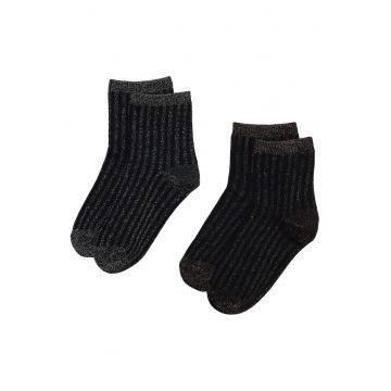 Sosete dama - negru Disco